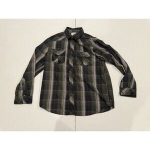 Urban Pipeline Men's  Large Long Sleeve Button Down Shirt Easy Care Fabric